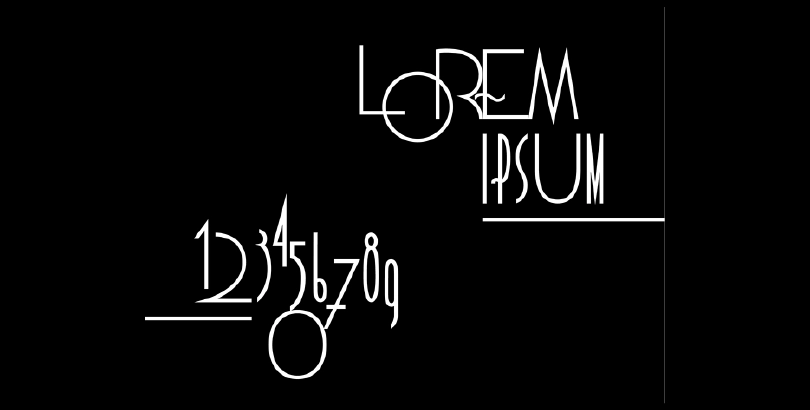 tipografía vintageq