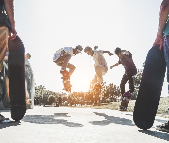 campeón nacional de skateboarding Raphael Scheelje - Zegel