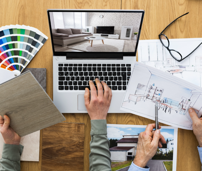 plano de diseño de interiores - Idat