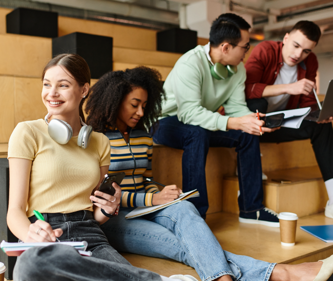 estudiantes invirtiendo en su estudios - Idat